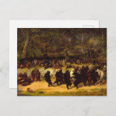 Carte Postale Danse de l'ours par William Holbrook Beard (Devant / Derrière)