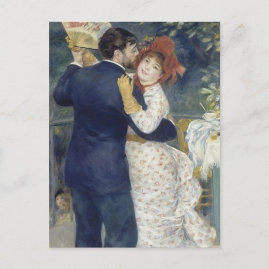 Carte Postale Danse de Pays - Renoir Impressionniste peinture (Devant)