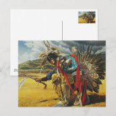 Carte Postale Danse de pluie (Devant / Derrière)