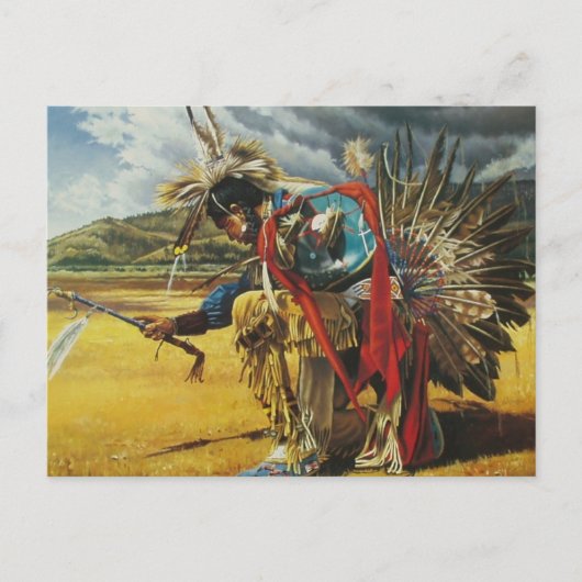 Carte Postale Danse de pluie (Devant)