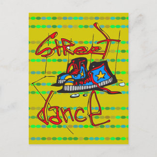 Carte Postale Danse de rue et chaussures