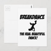 Carte Postale danse de rupture (Devant / Derrière)