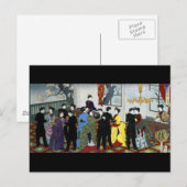 Carte Postale Danse de salle de bal à Tokyo vers 1888 (Devant / Derrière)