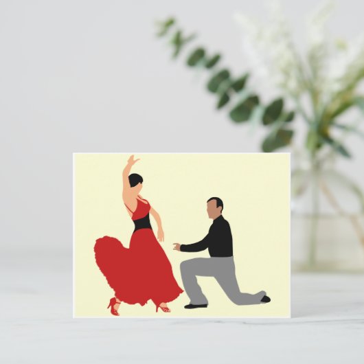Carte Postale Danse de salon (Debout devant)