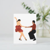 Carte Postale Danse de salon (Debout devant)