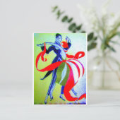 CARTE POSTALE DANSE DE SALON (Debout devant)