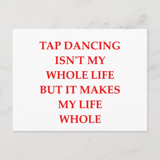 CARTE POSTALE DANSE DE TAP (Devant)