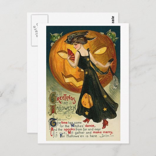 Carte Postale Danse de Witch (Devant / Derrière)