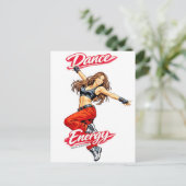 Carte Postale Danse d'énergie et de liberté (Debout devant)