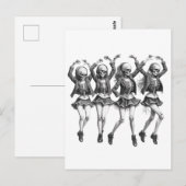Carte Postale Danse des femmes mortes (Devant / Derrière)