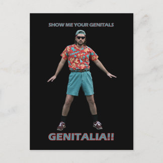 Carte Postale Danse des organes génitaux