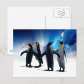 Carte Postale Danse des pingouins (Devant / Derrière)