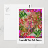Carte Postale Danse Des Roses Rose (Devant / Derrière)