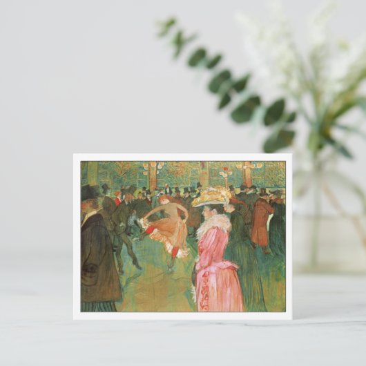 Carte Postale Danse d'Henri Toulouse-Lautrec (Debout devant)