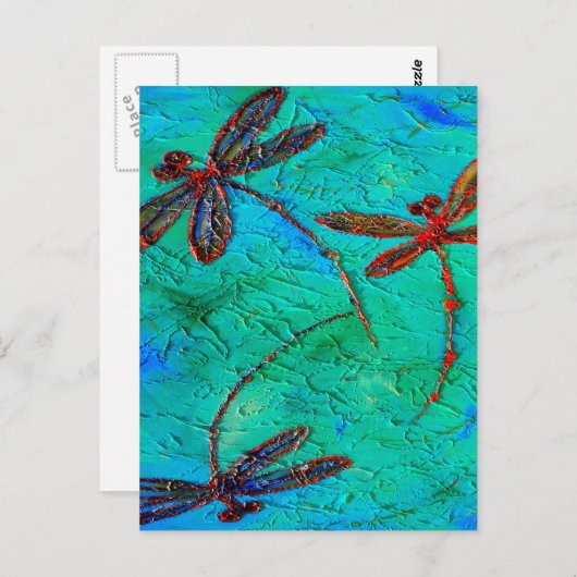 Carte Postale Danse Dragonfly (Devant / Derrière)
