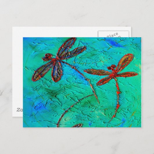 Carte Postale Danse Dragonfly (Devant / Derrière)