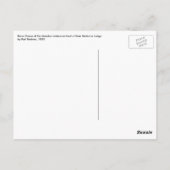 Carte Postale Danse du bison de Bodmer (Dos)