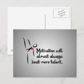 Carte Postale Danse du coeur-Motivation (Devant / Derrière)