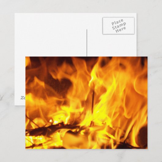 Carte Postale Danse du feu (Devant / Derrière)