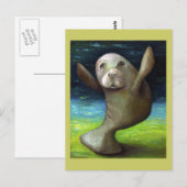 Carte Postale Danse Du Manatee (Devant / Derrière)