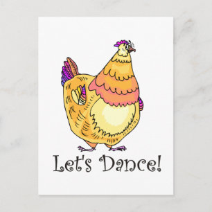 Carte Postale Danse du poulet