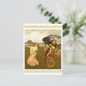 Carte Postale Danse du printemps, Arthur F. Mathews (Debout devant)