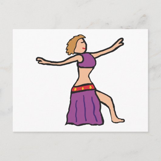 Carte Postale Danse du ventre (Devant)