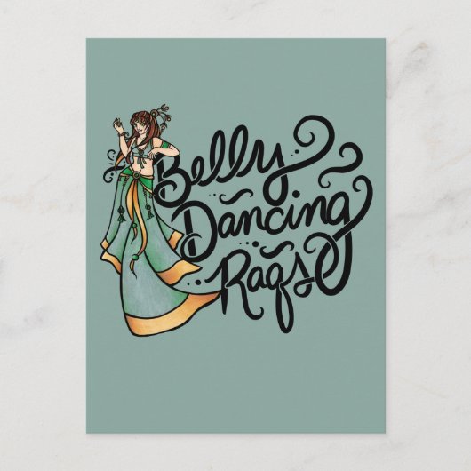 Carte Postale Danse du ventre Raqs Danseuse du ventre (Devant)