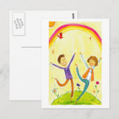 Carte Postale danse en couple (Devant / Derrière)