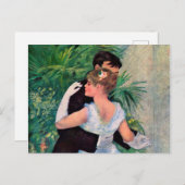 Carte Postale Danse en ville par Pierre-Auguste Renoir (Devant / Derrière)