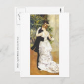 Carte Postale Danse en ville par Renoir (Devant / Derrière)