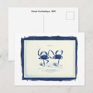 Carte Postale Danse Fantastique, 1829 in Black Frame (remix