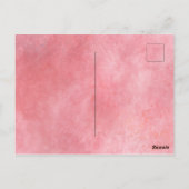 Carte Postale Danse Flamant rose (Dos)