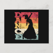 Carte Postale Danse flamenco Dance Robe flamenco (Devant)