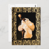 Carte Postale Danse folklorique africaine (Devant / Derrière)