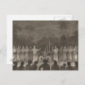 Carte Postale Danse, Hapaee, Tonga (Devant / Derrière)