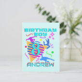 Carte Postale Danse Hip Hop Breakdance Anniversaire Garçon Match (Debout devant)