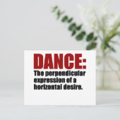 Carte Postale Danse horizontale (Debout devant)