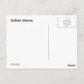 Carte Postale Danse indienne (Dos)