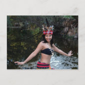 Carte Postale Danse indienne de femme (Devant)