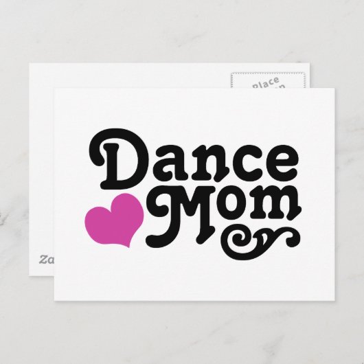 Carte Postale Danse maman (Devant / Derrière)