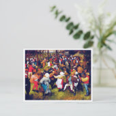 Carte Postale Danse Mariage, Pieter Bruegel (Debout devant)