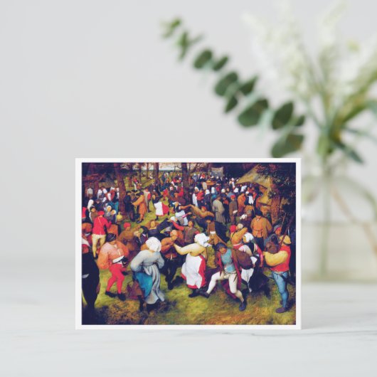 Carte Postale Danse Mariage, Pieter Bruegel (Debout devant)