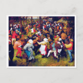 Carte Postale Danse Mariage, Pieter Bruegel (Devant)
