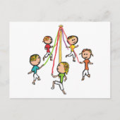 Carte Postale Danse Maypole (Devant)