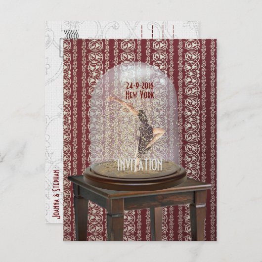 Carte postale DANSE MODERNE (Devant / Derrière)