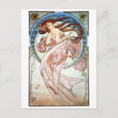 Carte Postale Danse, Mucha (Devant)