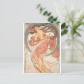 Carte Postale Danse par Mucha (Debout devant)