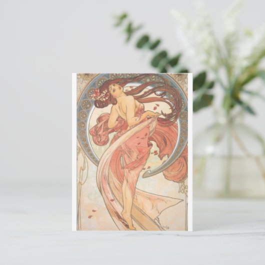 Carte Postale Danse par Mucha (Debout devant)