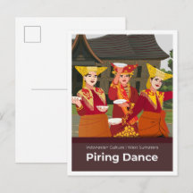 Danse Piring Sumatra occidental Indonésie Voyage